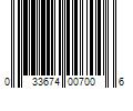 Barcode Image for UPC code 033674007006