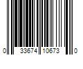 Barcode Image for UPC code 033674106730