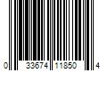 Barcode Image for UPC code 033674118504