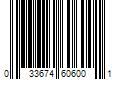 Barcode Image for UPC code 033674606001