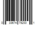 Barcode Image for UPC code 033674792001