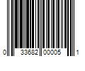 Barcode Image for UPC code 033682000051