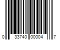 Barcode Image for UPC code 033740000047