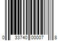 Barcode Image for UPC code 033740000078