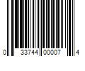 Barcode Image for UPC code 033744000074