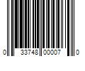 Barcode Image for UPC code 033748000070