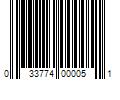 Barcode Image for UPC code 033774000051