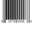 Barcode Image for UPC code 033778000088