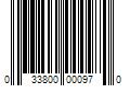 Barcode Image for UPC code 033800000970