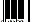 Barcode Image for UPC code 033816500273