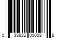 Barcode Image for UPC code 033822000088