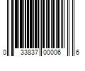 Barcode Image for UPC code 033837000066