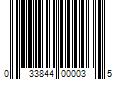 Barcode Image for UPC code 033844000035