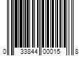 Barcode Image for UPC code 033844000158