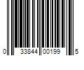 Barcode Image for UPC code 033844001995