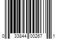 Barcode Image for UPC code 033844002671