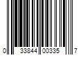 Barcode Image for UPC code 033844003357