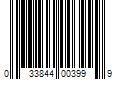 Barcode Image for UPC code 033844003999