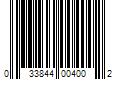 Barcode Image for UPC code 033844004002