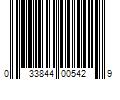 Barcode Image for UPC code 033844005429