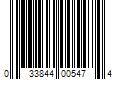 Barcode Image for UPC code 033844005474