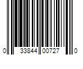 Barcode Image for UPC code 033844007270