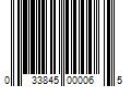 Barcode Image for UPC code 033845000065