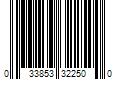 Barcode Image for UPC code 033853322500