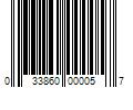 Barcode Image for UPC code 033860000057