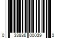 Barcode Image for UPC code 033886000390