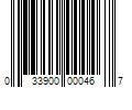 Barcode Image for UPC code 033900000467