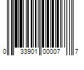 Barcode Image for UPC code 033901000077