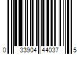 Barcode Image for UPC code 033904440375