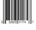 Barcode Image for UPC code 033923011747