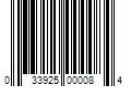 Barcode Image for UPC code 033925000084