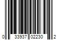 Barcode Image for UPC code 033937022302