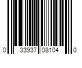 Barcode Image for UPC code 033937081040