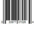 Barcode Image for UPC code 033977070264