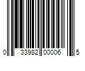 Barcode Image for UPC code 033982000065