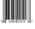 Barcode Image for UPC code 033984005167