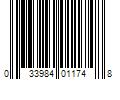 Barcode Image for UPC code 033984011748