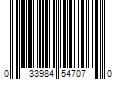 Barcode Image for UPC code 033984547070