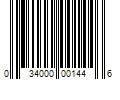 Barcode Image for UPC code 034000001446