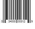 Barcode Image for UPC code 034000003129