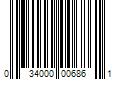 Barcode Image for UPC code 034000006861