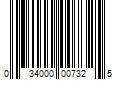 Barcode Image for UPC code 034000007325