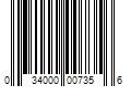 Barcode Image for UPC code 034000007356