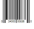 Barcode Image for UPC code 034000008360