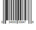 Barcode Image for UPC code 034000008476