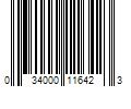 Barcode Image for UPC code 034000116423